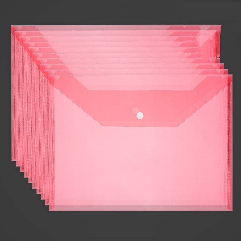 Transparent A4 File Snap Storage