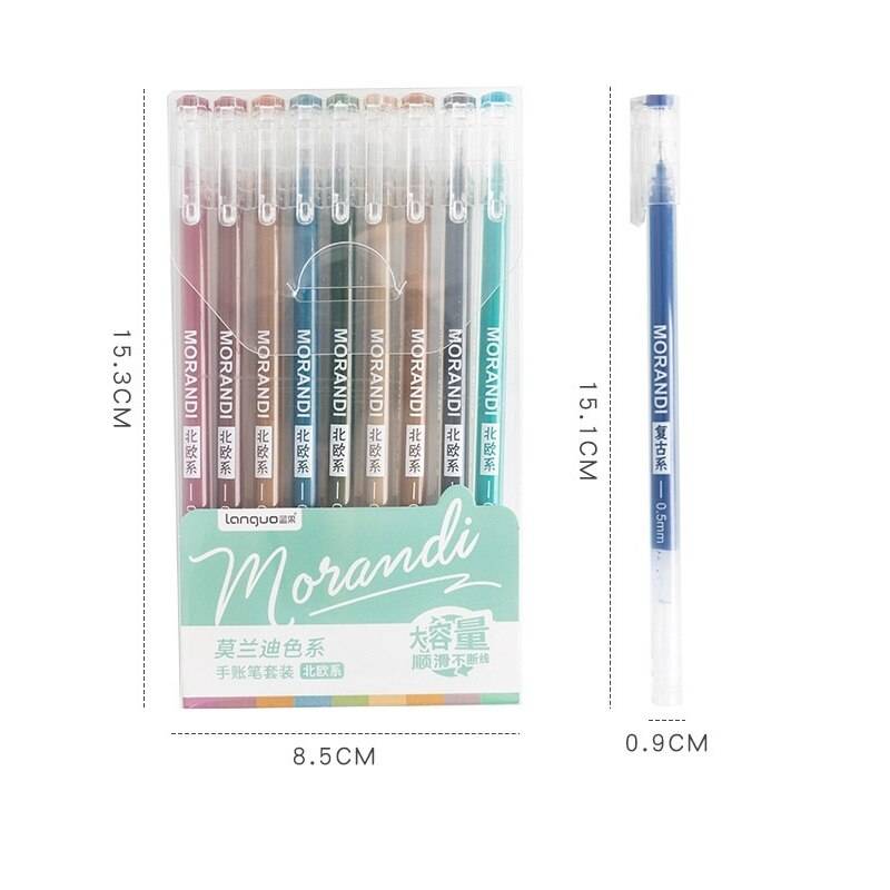 Morandi Gel Pens - Set of 9