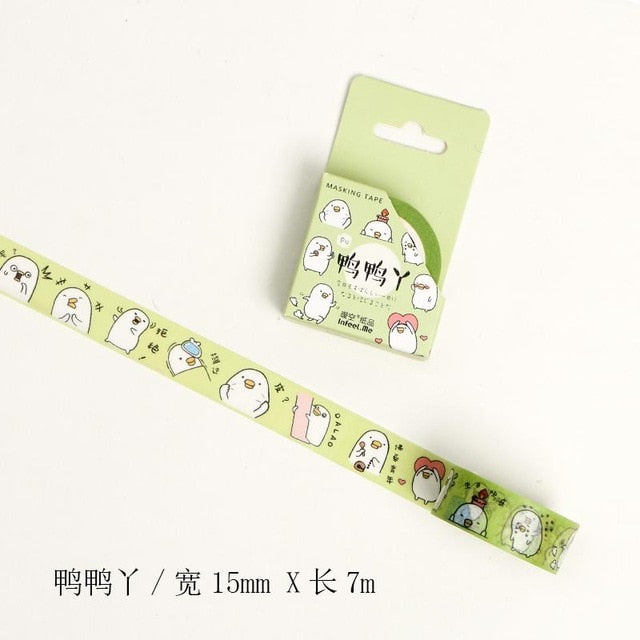 Kawaii Animals Washi Tape